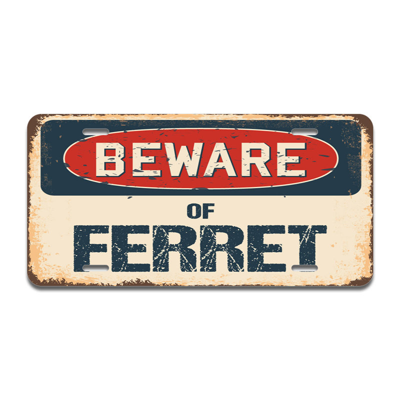 Cadre en aluminium Beware of Ferret