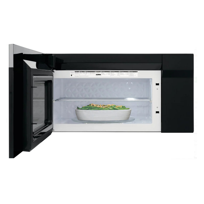 XO Appliance 29.88" 1.6 cu.ft 1550 - Watt Convertible over the Range Microwave with Sensor Cooking, Black 