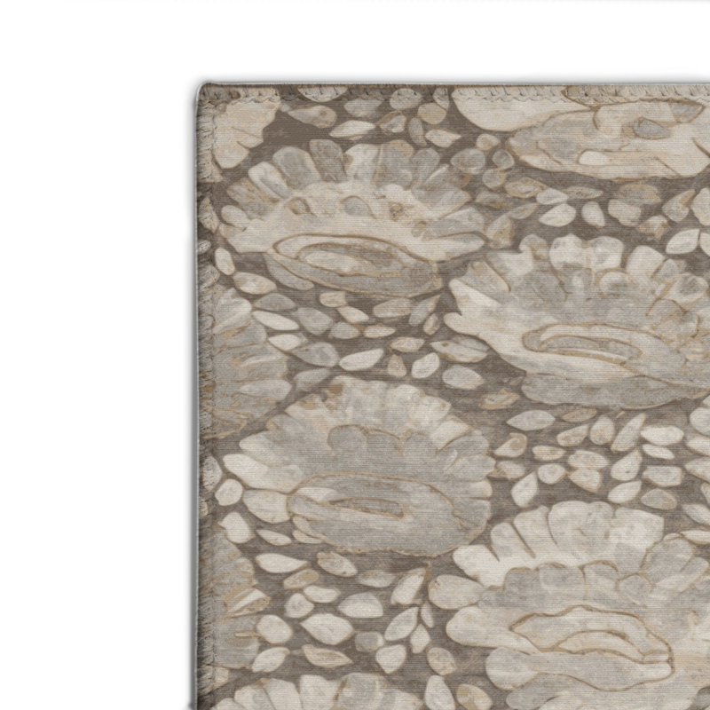 Tapis intérieur et extérieur gris Nature, Rectangulaire 2 pi x 3 pi