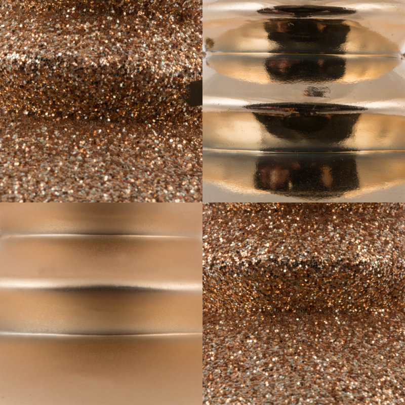 7" 4-Finish Finial Ornament, Café Latte