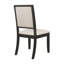 Ensemble de salle à manger extensible Lyndall en noir et crème-1520502691