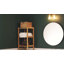 Luminaire de salle de bain en laiton doré à 2 lumières Inlight de 10 po de large, éclairage de salle de bain noir moderne, applique murale à abat-jour en verre nervuré transparent, ampoule non incluse, IN-0445-2-GD-1716025982