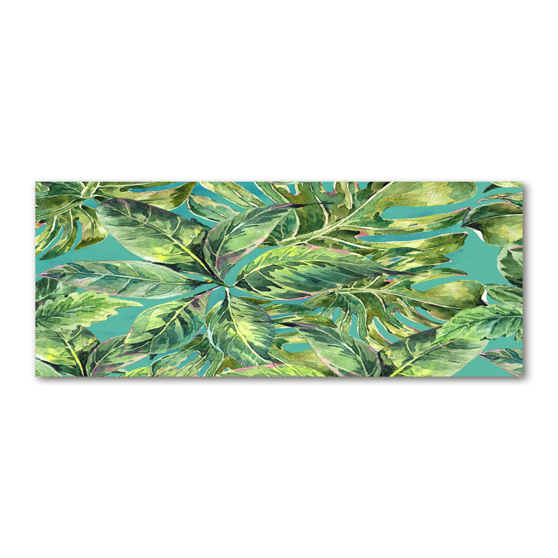 Tropical Leaves - Wrapped Canvas Print