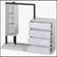 Armoire polyvalente avec plusieurs compartiments et un grand espace de rangement-826470750