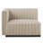 Conjure Channel Tufted Upholstered Fabric Left-Arm Chair-1193043960