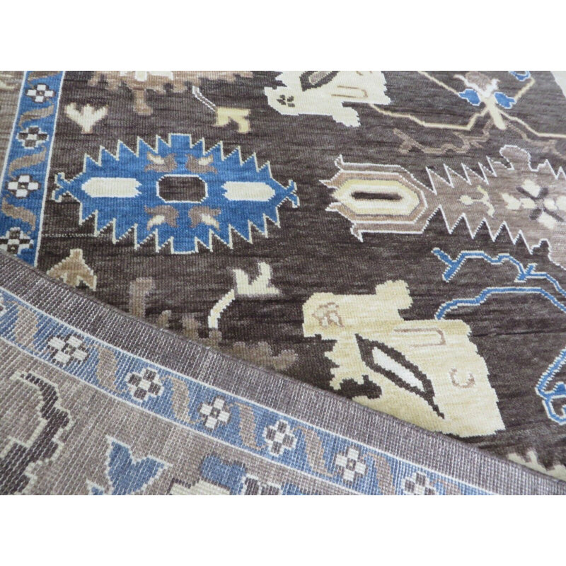 Tapis unique brun de 10 pi