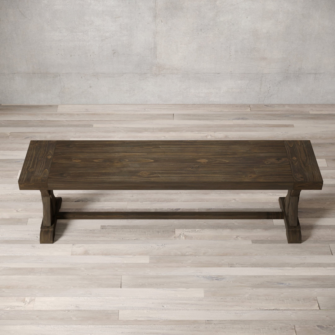 Gracie Oaks Mcdevitt Solid Wood Bench Wayfair