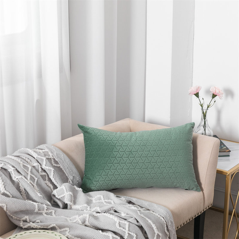 Kobina Pillow Cover, Green