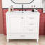 Meuble-lavabo autoportant moderne avec lavabo en céramique lisse, porte à fermeture en douceur et rangement polyvalent-1432126921