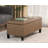 Faux Leather Lift Top Storage Bench-1101328832