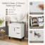 Meuble-lavabo autoportant blanc 32 po avec lavabo en céramique 32 po, 1 porte et 2 tiroirs à fermeture en douceur