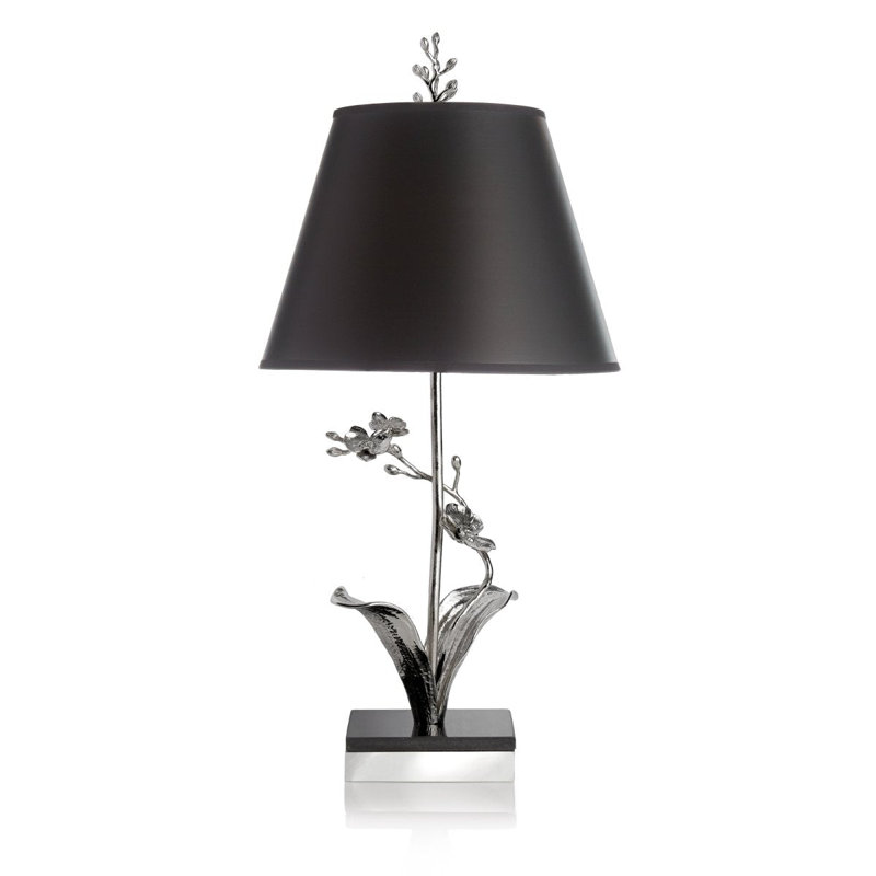 Orchid Table Lamp, White