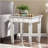 Glenview Glam Mirrored Square End Table - Matte Silver