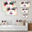 Fashion Model With Vivid Make Up - Reproduction de photo sur toile-151109349-151109337