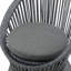 Chaise longue pivotante moderne en rotin 26,7 "avec structure en rotin et en fer-1144572480-1144572481