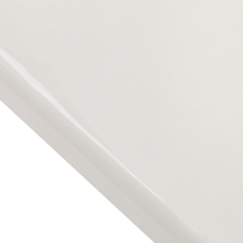 Manchester 3x12 Glossy Ceramic Bullnose, Dove Gray