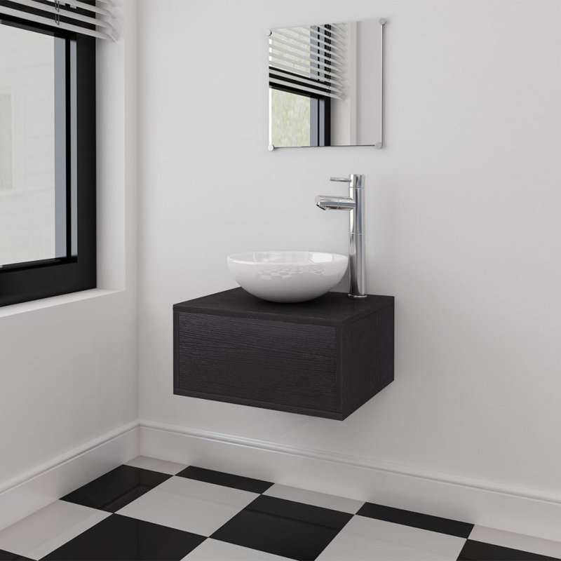 Aphrodite Bathroom Suite, Black