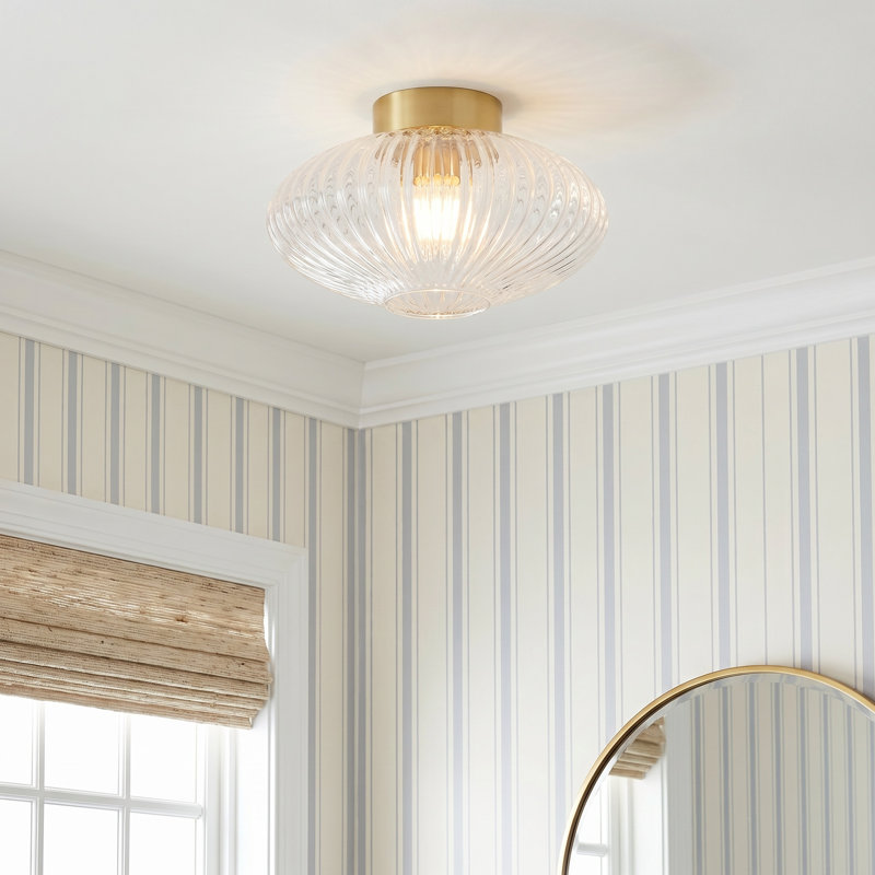 Tyrel Glass Semi Flush Mount