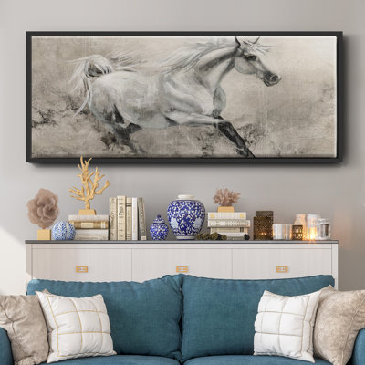 Majestic Stallion I- Framed Canvas