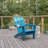 Beorn Commercial Grade All-Weather Adirondack Chairs with Swiveling Cupholder-1826287554