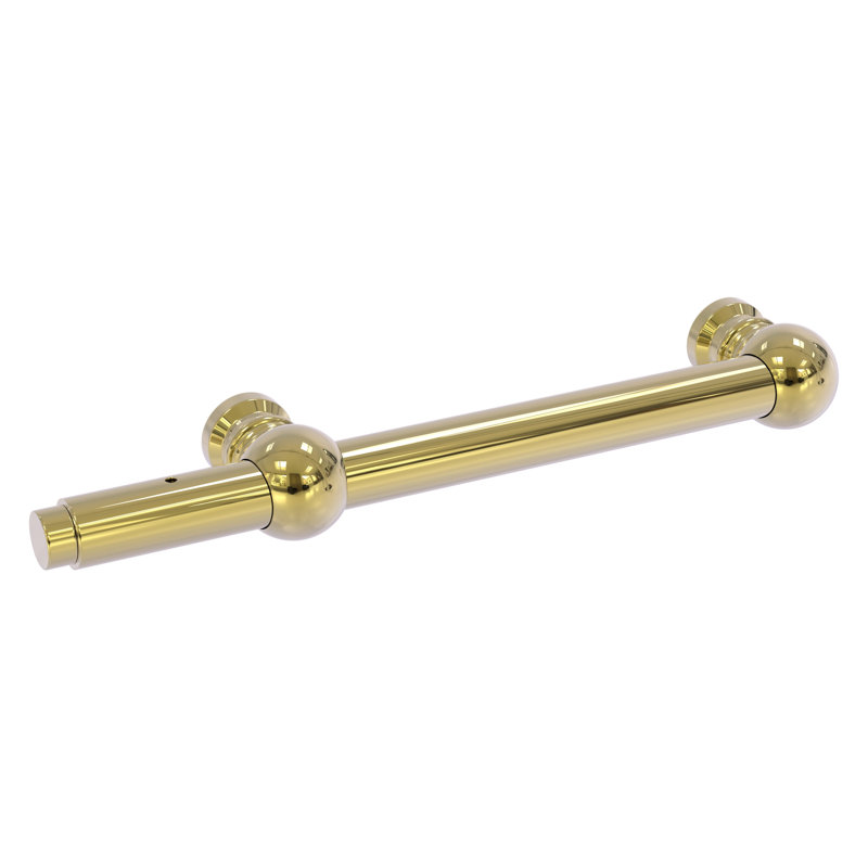 Traditional style Extendable Valet Rod, Unlacquered Brass