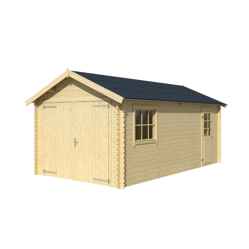 Lasita Dillon 540 - 18 x 10 Ft. Garage With Side-Hung Wooden Doors (34mm)