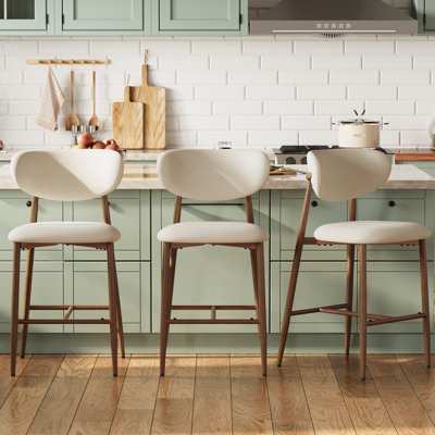 Tabouret de comptoir rembourré Westhampton