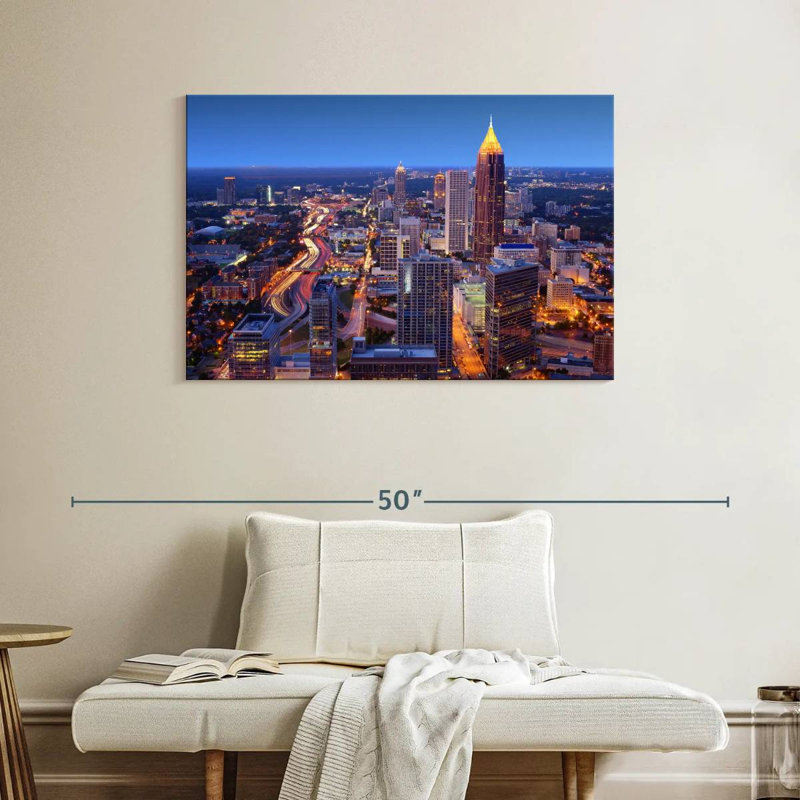 Sirci Atlanta Nightscape, H 26 po x l 39 po