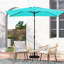 Parasol lumineux de marché rectangulaire d'extérieur 6,5 x 10 pi-784722333