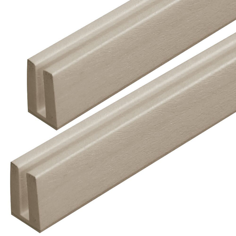 Panneau de treillis en vinyle H 48 po x l 1,18 po