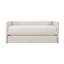 Lit de jour 1pc avec tissu d'ameublement en bois et tissu d'ameublement moderne-120700579
