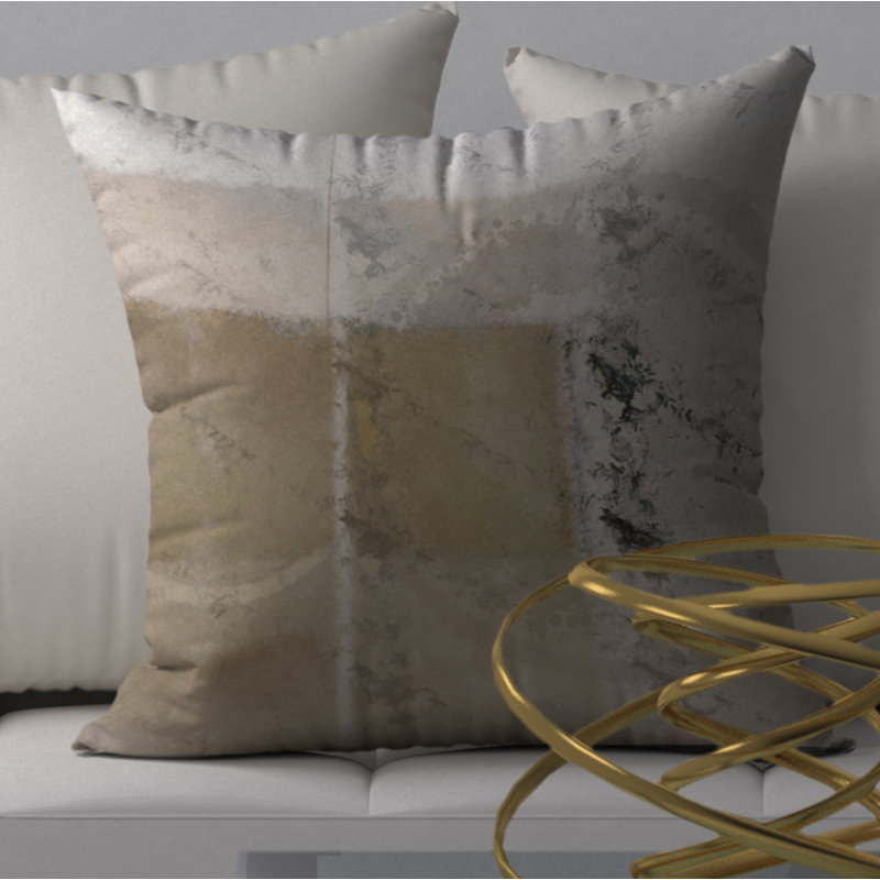 Housse de coussin carrée/insert, 18 po x 18 po