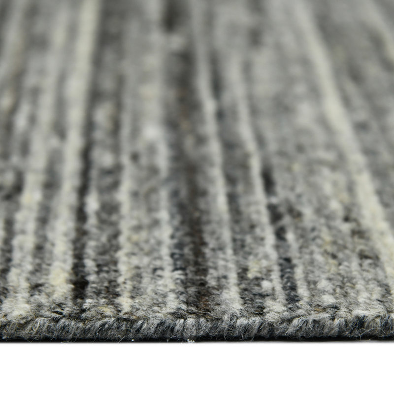 Heaven Wool Striped Indoor Rug, Rectangle 4' x 6'
