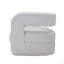 Chaise d'appoint Yitua White Teddy Sherpa (Chaise d'appoint)
