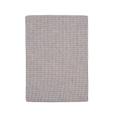 Matrix 100% Cotton Grid Weave Throw Blanket