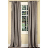 Boucle Room Darkening Curtain