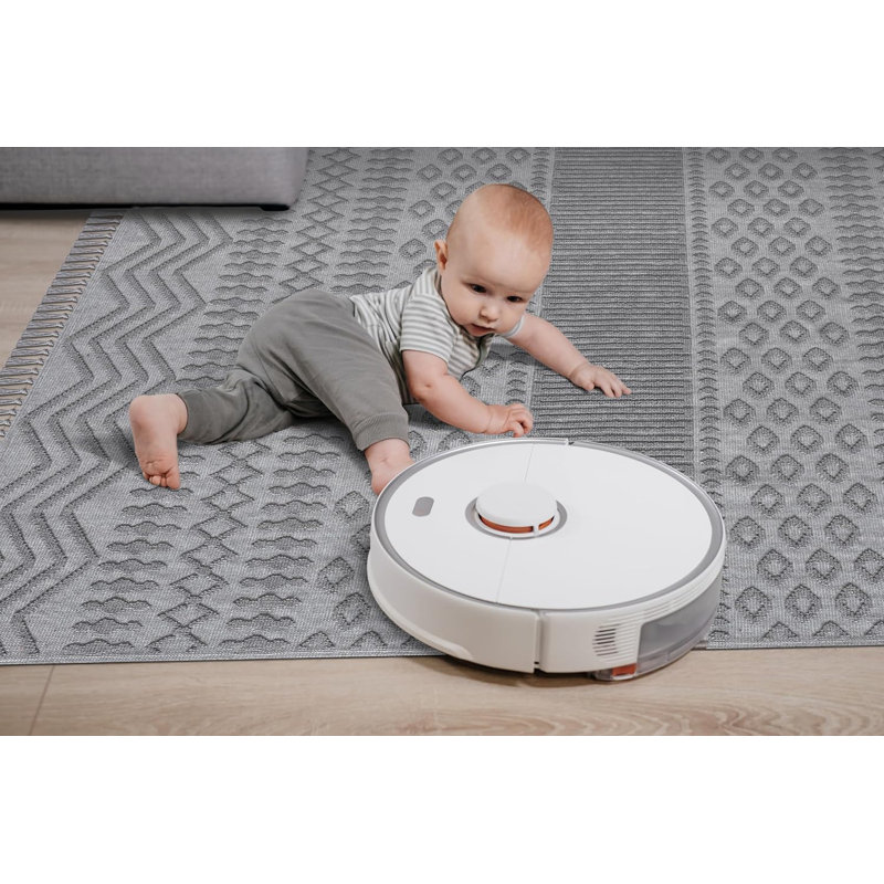 Indoor Area Rugs Low Pile Bedroom Rug Non Slip Floor Mat Washable Carpet Pads for Living Room A125, Rectangle 160 x 230 cm