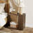 Solid Wood End Table, C-Shaped Side Table for Sofa, Bed-1267817940