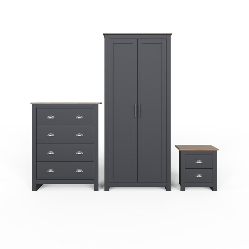 Kenneth Piece Bedroom Set, Blue