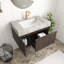 Meuble-lavabo de salle de bain à grain de bois espresso de 30 po avec lavabo, armoire de rangement en contreplaqué flottant avec tiroir et porte, plateau en pierre frittée gris clair avec lavabo en céramique, pré-assemblé-1342991868-1342991744-1342991751