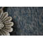 Elemental Accent Rug - Blue Distressed Geometrical Print-1474401332