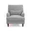 Upholstered Cotton Blend Armchair-1829530927