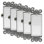 Enerlites Residential Grade Decorator Switch, 3-Way - White (5-Pack)