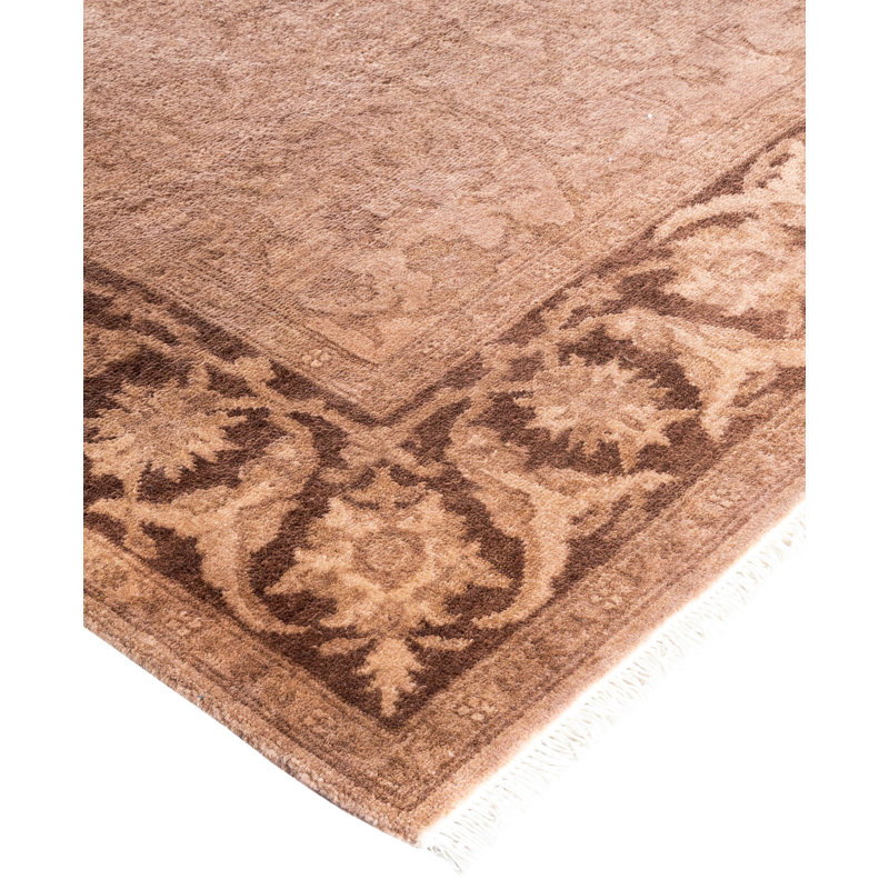 Overdyed One-of-a-Kind 4' 0" X 6' 1" Hand Knotted Area Rug