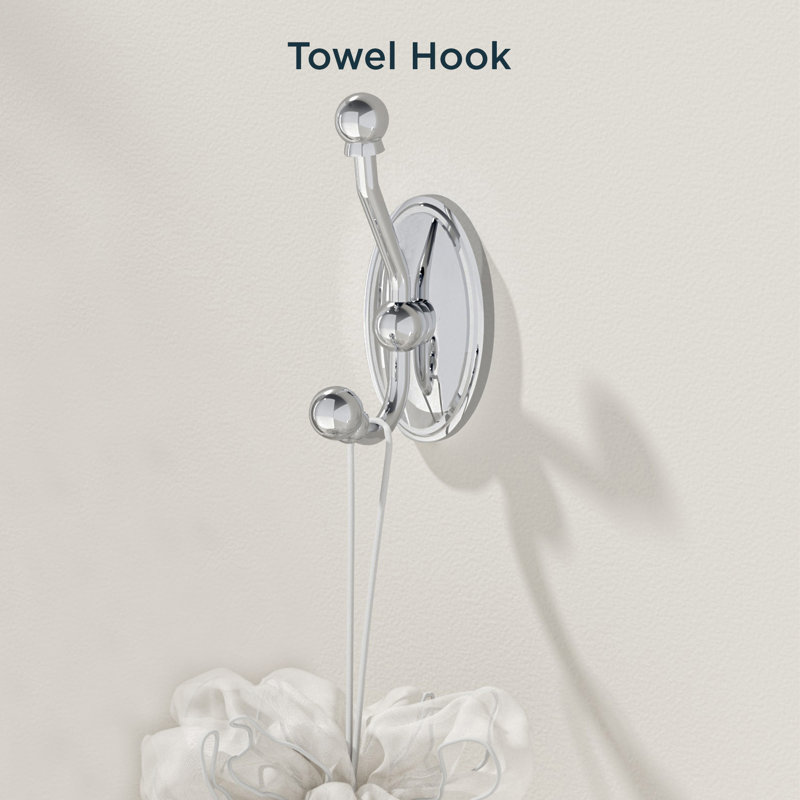 4 - Piece Bathroom Hardware Set, Chrome