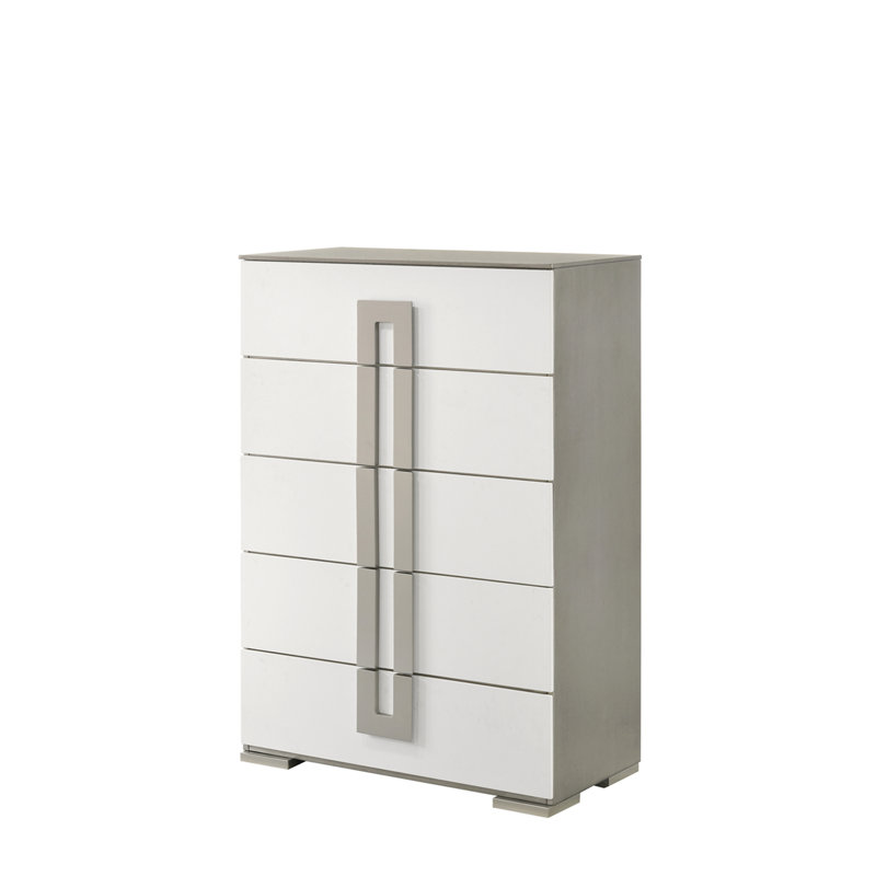 Commode 5 tiroirs en bois