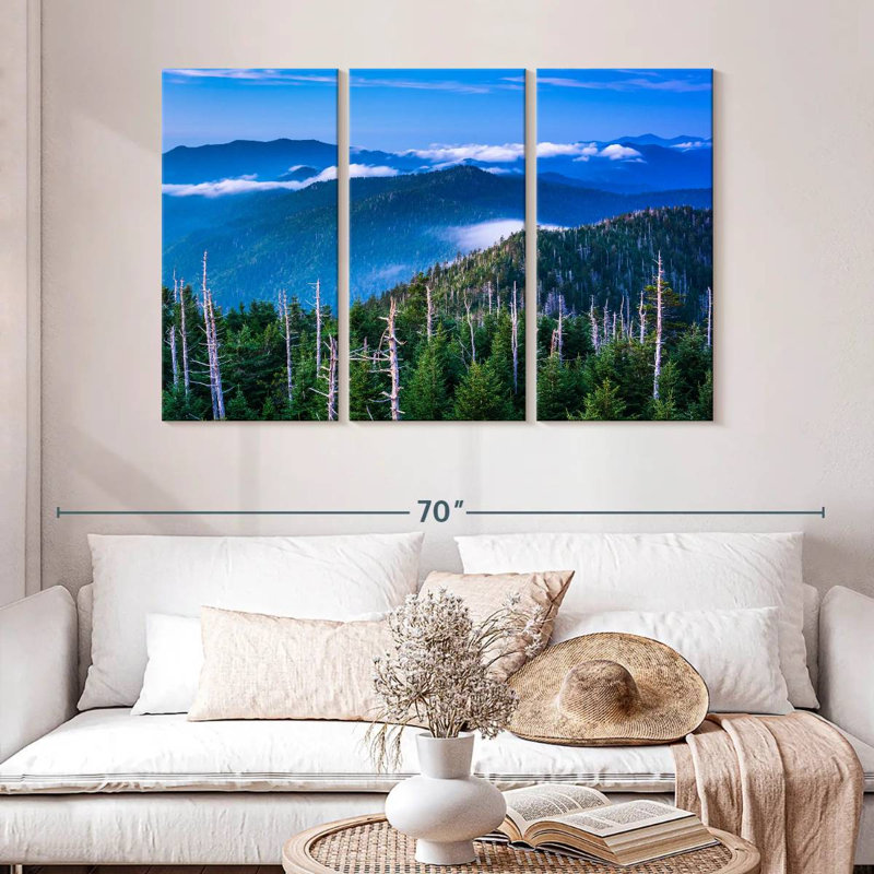 Alvord Great Smoky Mountain Landscape, 32" H x 50" W