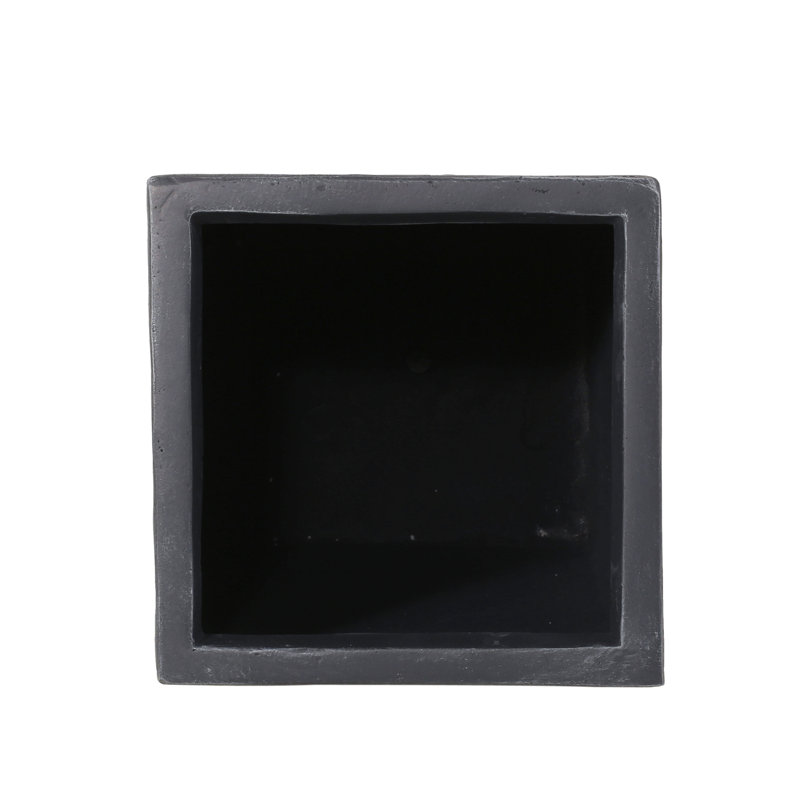 Fiorella Handmade Pot Planter, 24.25" H x 10.75" W x 10.75" D, Black