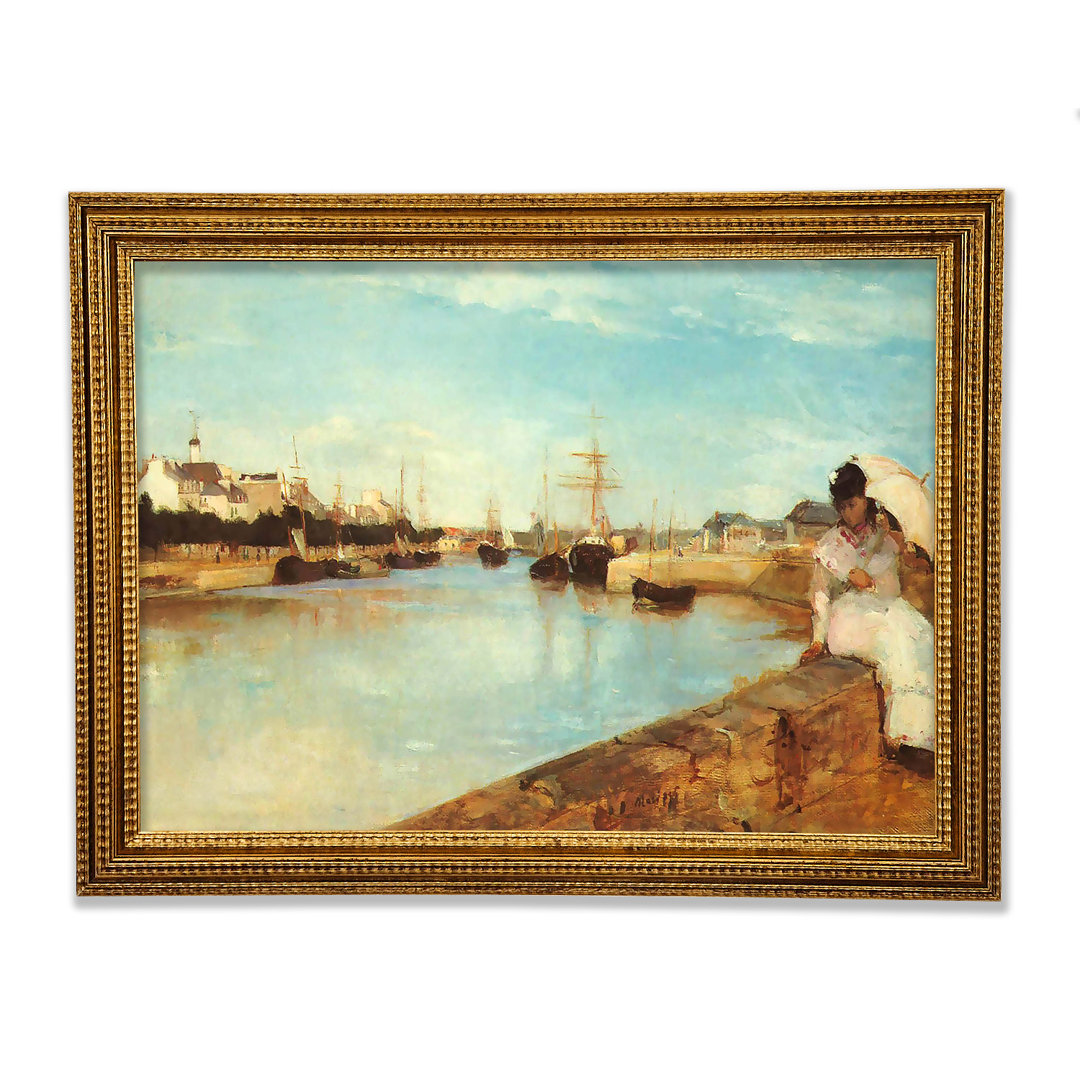 Morisot Der Hafen von Lorient - Einzelner Bilderrahmen Kunstdrucke