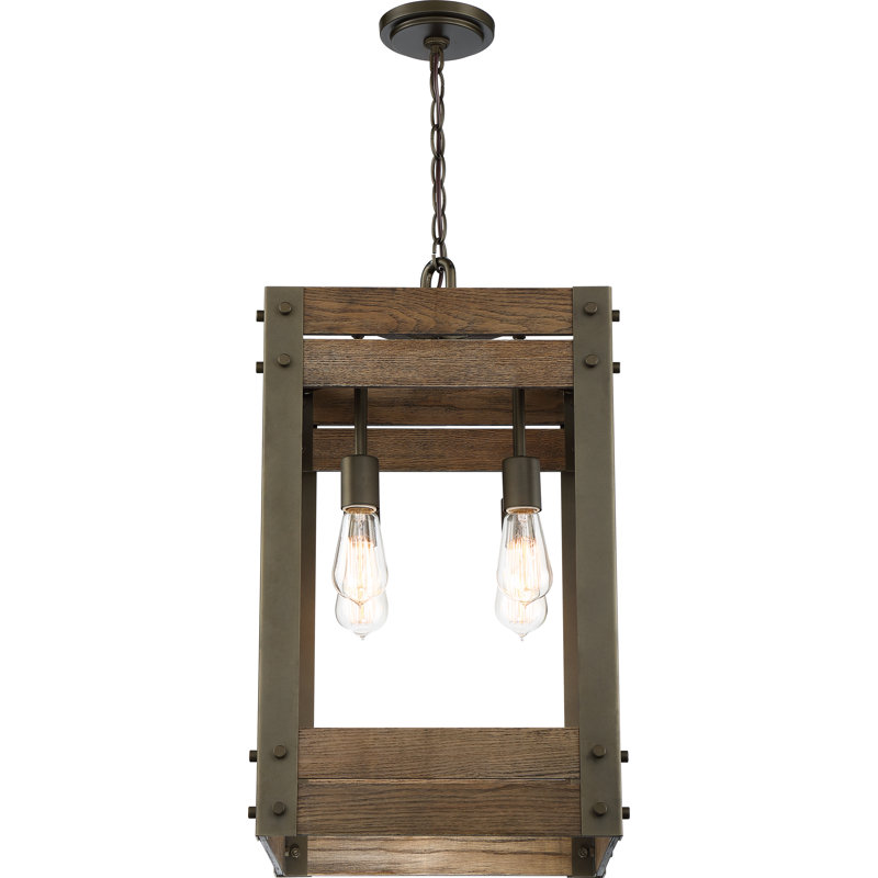 Lustre rectangulaire unique à 5 lumières Harworth
